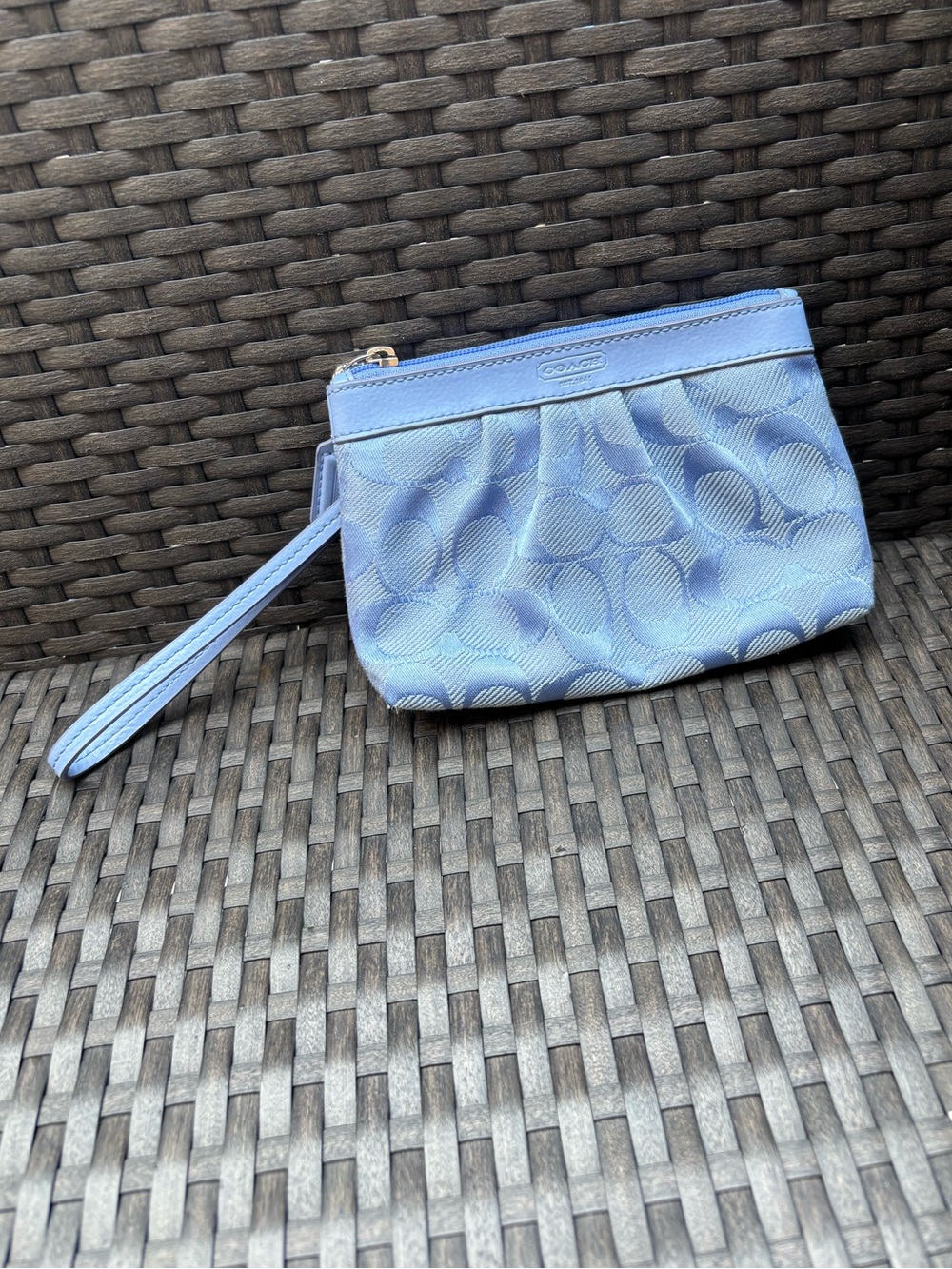 Coach Kyra Daisy Signature C Monogram Backpack Periwinkle With Matching Wristlet - Picture 12 of 15